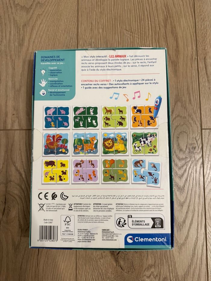 Jeu “Les Animaux” – Clementoni - photo numéro 2
