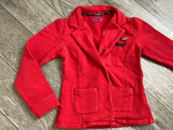 Veste blazer rouge LCDP 4 ans