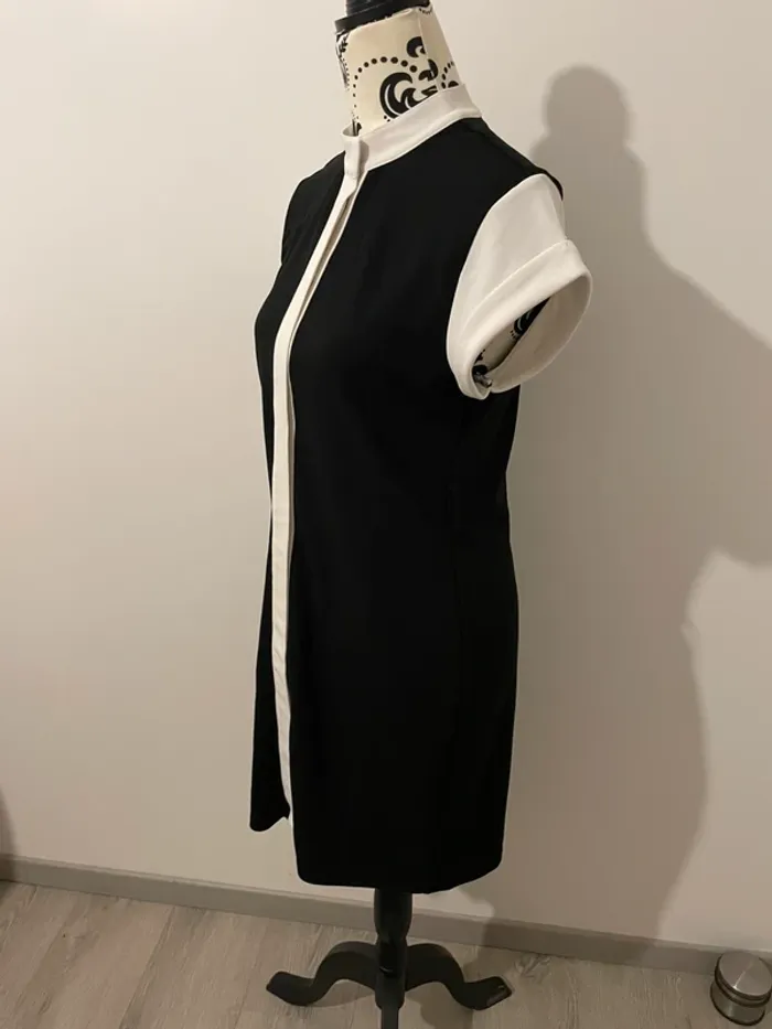 Robe fourreau bicolore Bodyflirt | Noir et blanc | Taille 38/40 - photo numéro 3