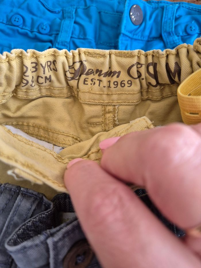 Lot de 3 pantalons colorés garçon 3 ans - photo numéro 3