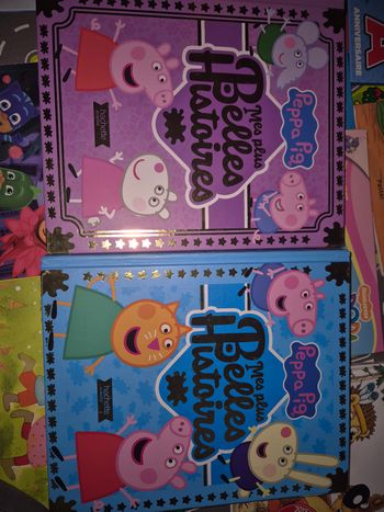 Lot de deux albums Peppa pig mes plus belles histoires