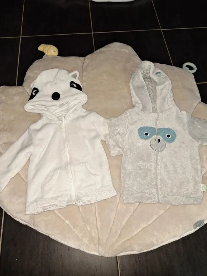 Lot de 2 sweats polaire