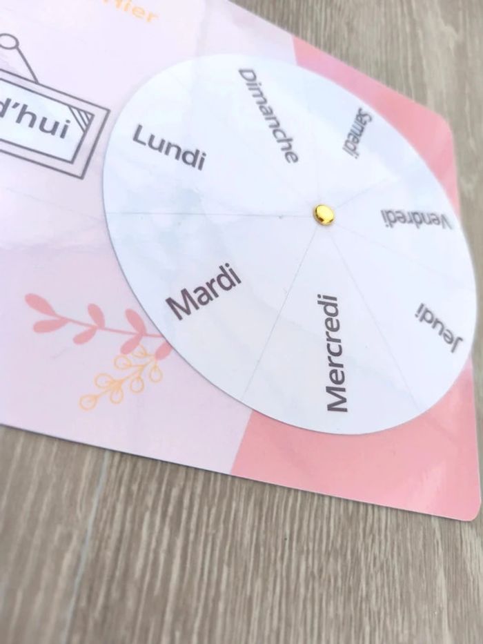 La roue des jours de la semaine - photo numéro 3