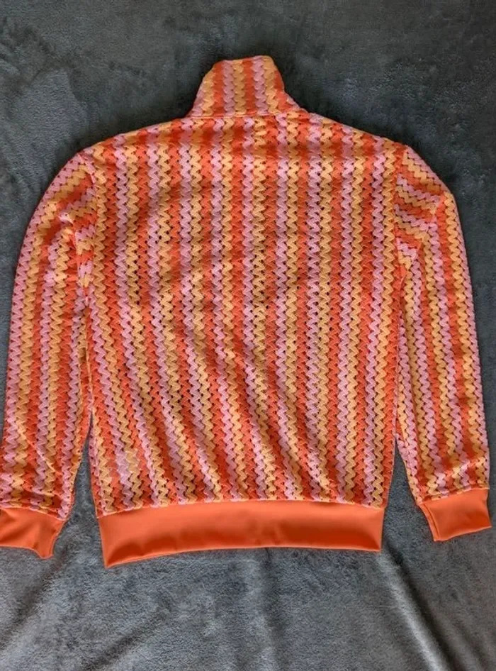 Veste Adidas TrackTop Orange - photo numéro 4