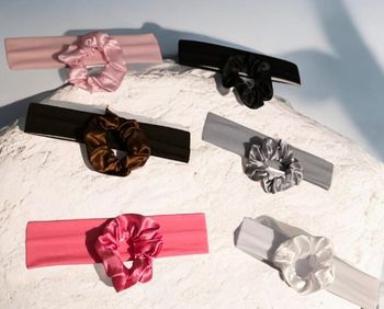 Ensemble assorti , bandeau + chouchou cheveux 