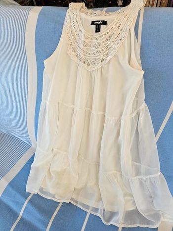 Robe voile brodé Jennifer taille 36