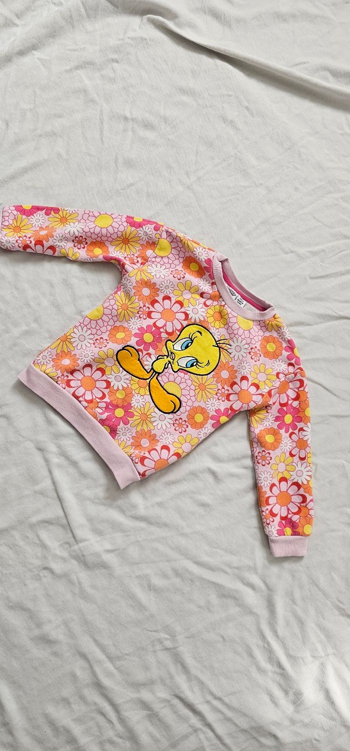 Pull enfant taille 4-5 ans de la marque Looney Tunes - photo numéro 2