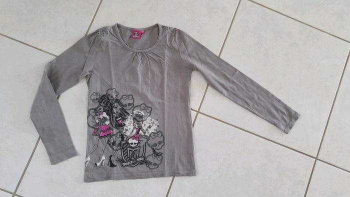 T-shirt ML monster high 12 ans ch7 - photo numéro 2