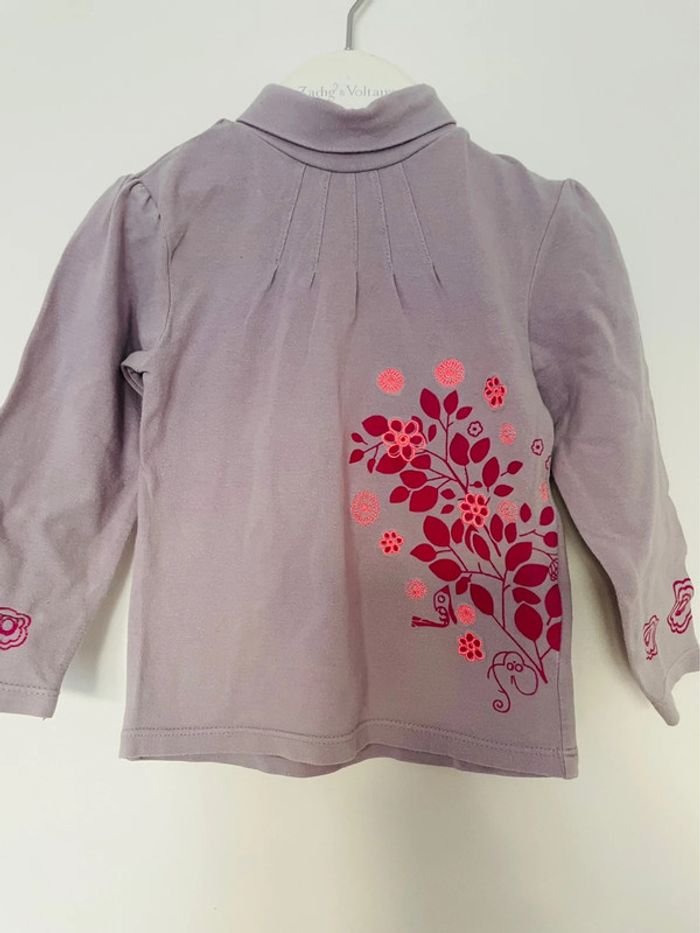 Pull col roulé bébé fille 18 mois dpam - photo numéro 2