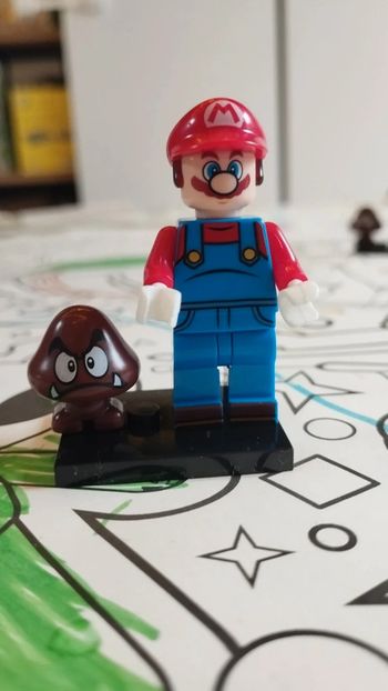 Personnage Lego neuf Mario Monde de Nintendo