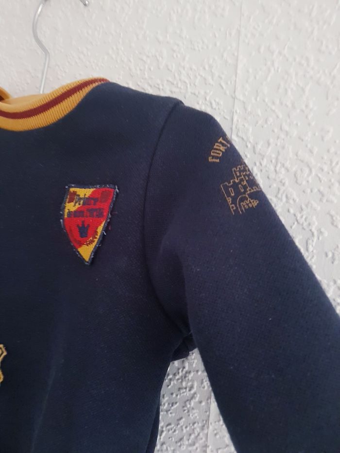 Tape À L'Œil - Ensemble sweat manches longues + pantalon bien chaud, doublé polaire (9 mois) - photo numéro 3