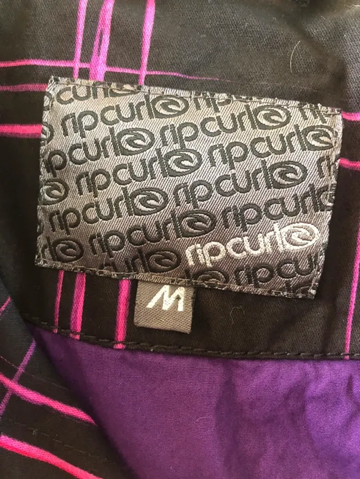 Manteau rip curl violet et noir - photo numéro 2