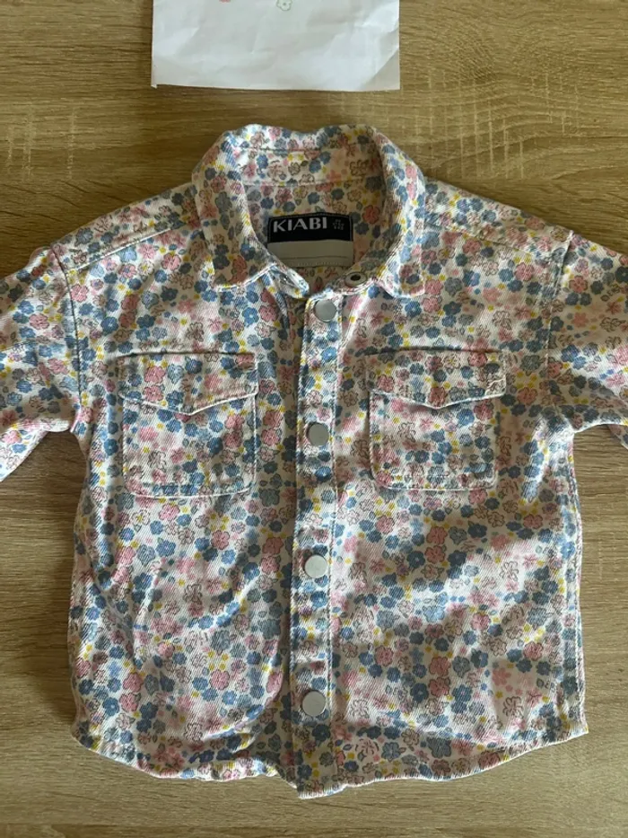 Veste en jean 6 mois - photo numéro 2