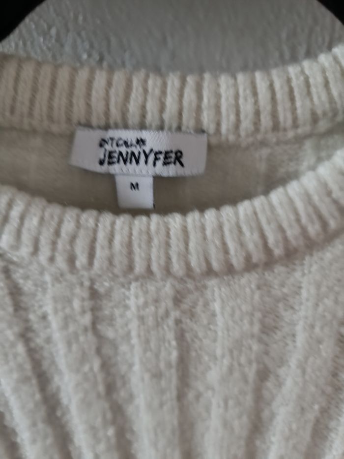 Pull Jennyfer Blanc taille S - photo numéro 3