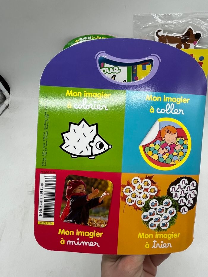 Lot de 4 livres d'activité Magazines Picoti Je joue Gommette Neuf - photo numéro 4