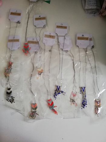 Lot de 10 colliers en acier inoxydable