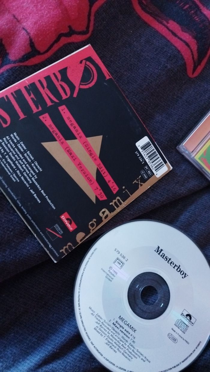 Lot CD Masterboy Different Dreams + Megamix - photo numéro 2