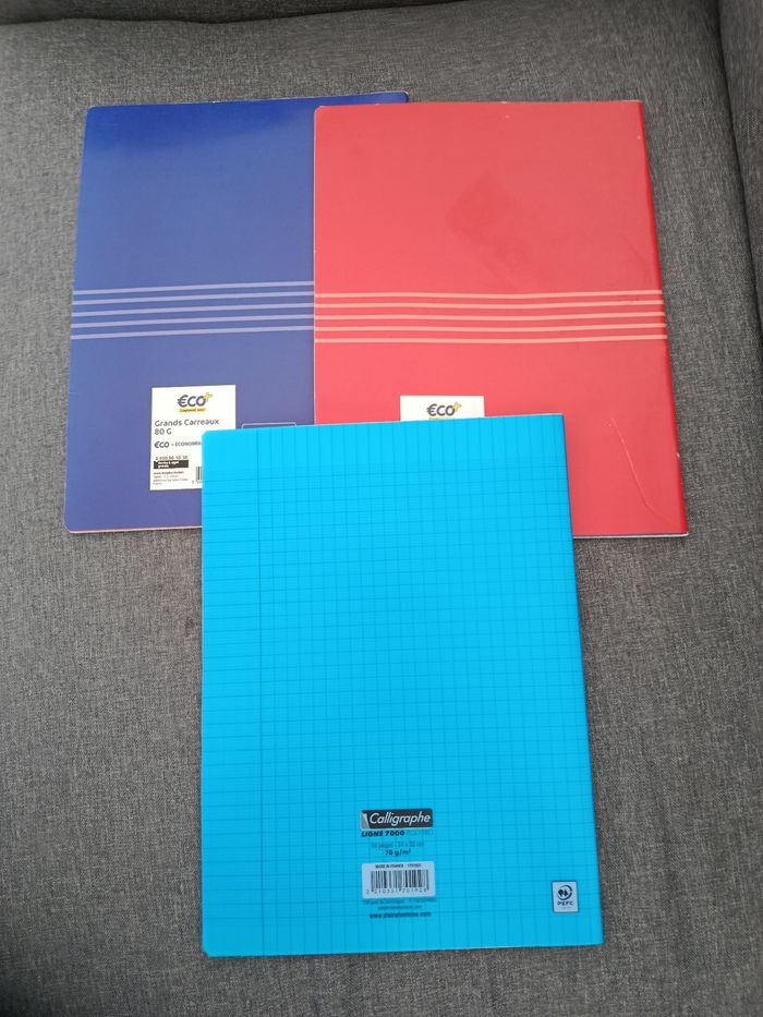 3 Cahiers neufs - photo numéro 4