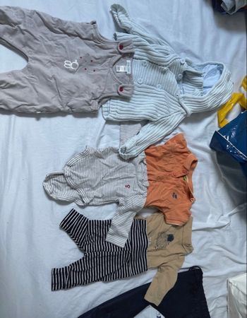 Lot garçon nouveau né - 1 mois 