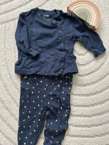 Pyjama 2 pièces bleu