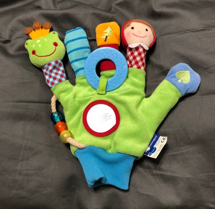 Gant marionnette pour éveil Bébé