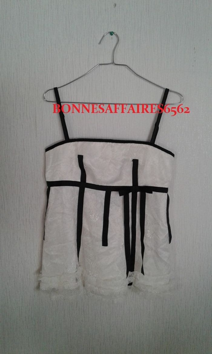 Bustier avec dentelle de taille 38