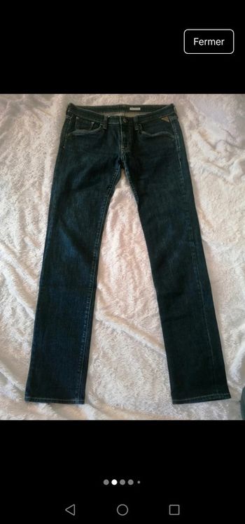 Jeans vintage à motif replay