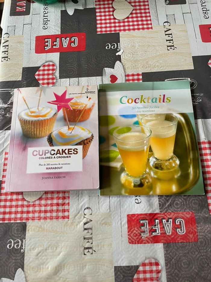 Lot de deux livres de cuisine