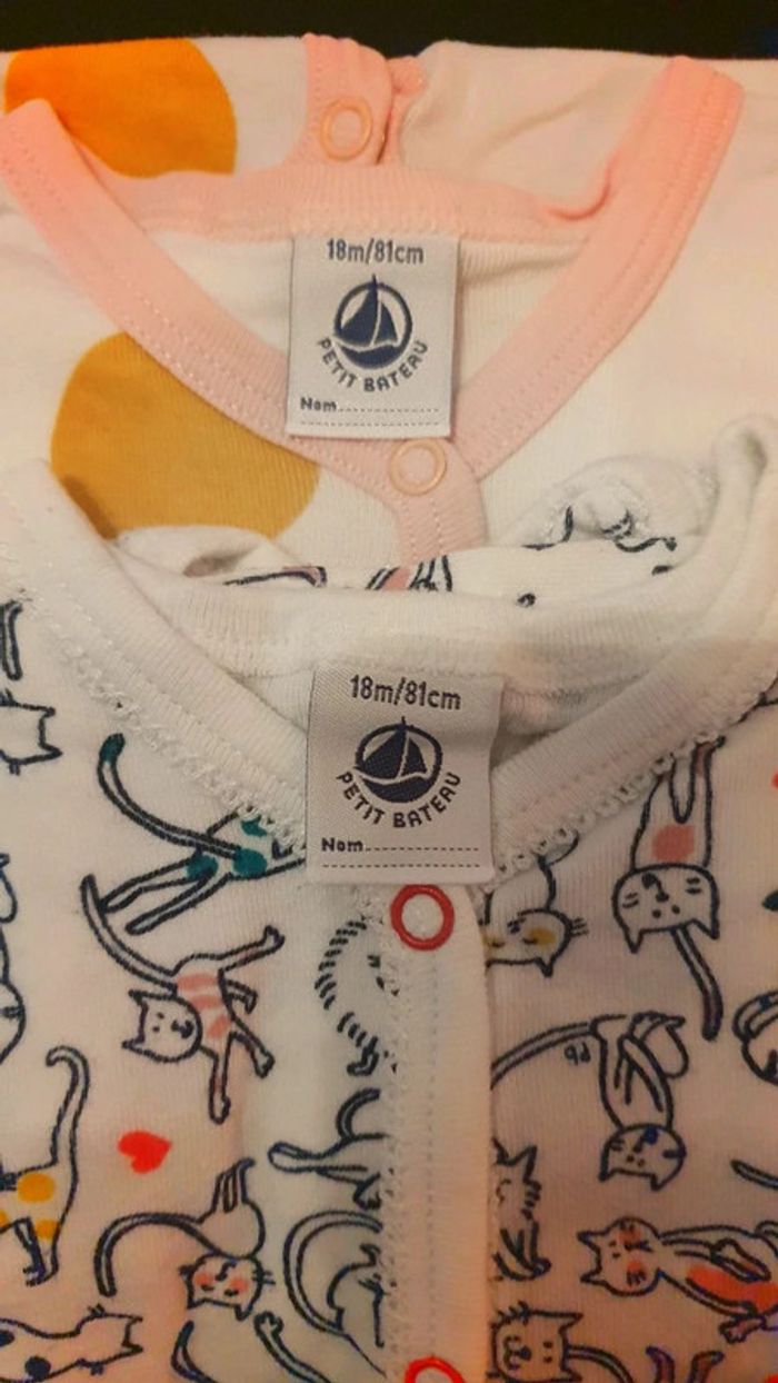 Lot de 2 pyjamas légers 18 mois - photo numéro 4