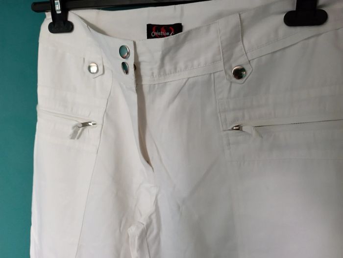 Pantalon coton blanc - photo numéro 5