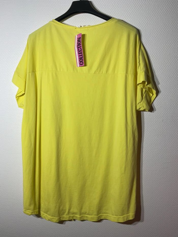 T-shirt « c’est la vie » femme taille unique (40-44)- new sunshine- neuf avec étiquette - photo numéro 3