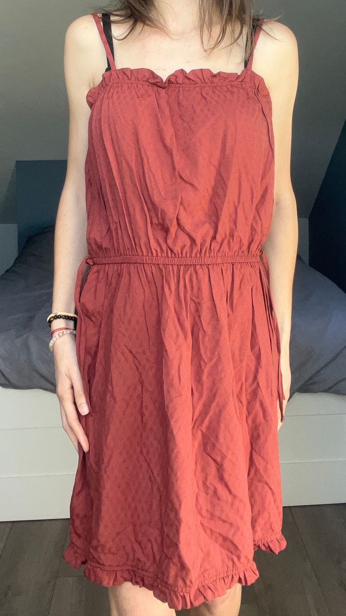 Robe brique Etam