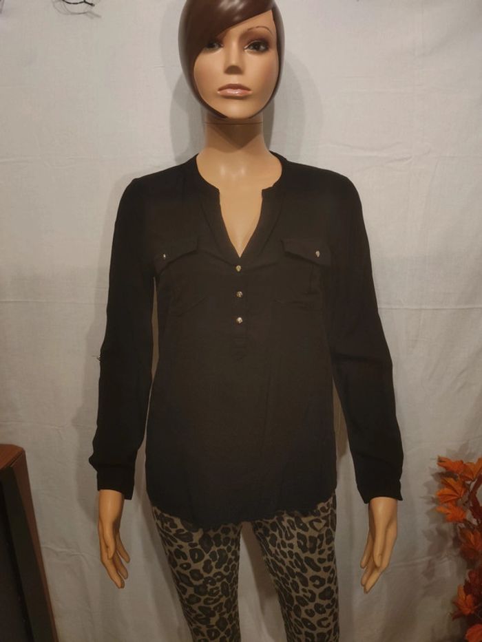 Blouse manches longues T. 40 MIM 💮 100% Viscose