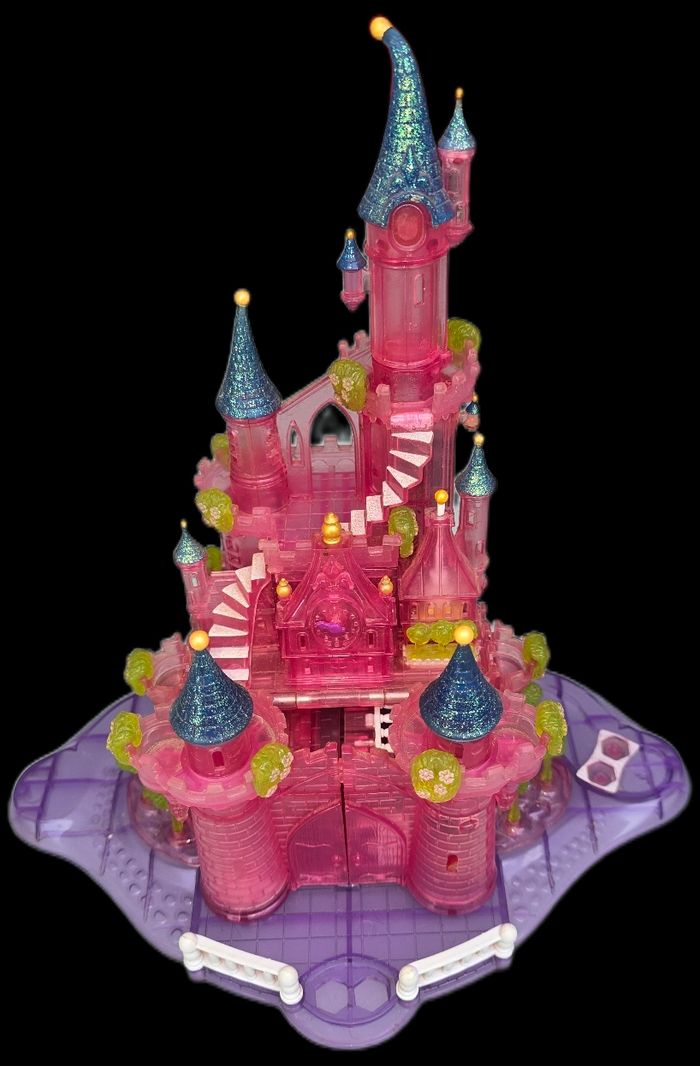 Polly pocket chateau de cendrillon lumineux 1995 blue bird vintage - photo numéro 9