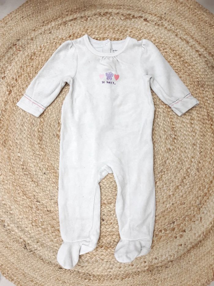 Pyjama velours Vertbaudet 9 mois