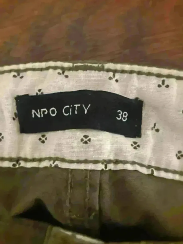 Pantalon toile slim T.38 Npo city neuf - photo numéro 4