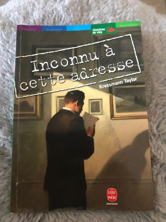 Livre Inconnu à cette adresse