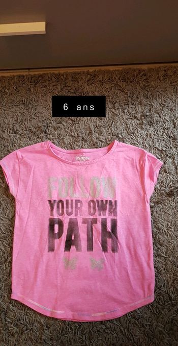 Tee shirt taille 6 ans 🦋