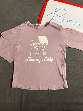 Teeshirt manches longues 18 mois