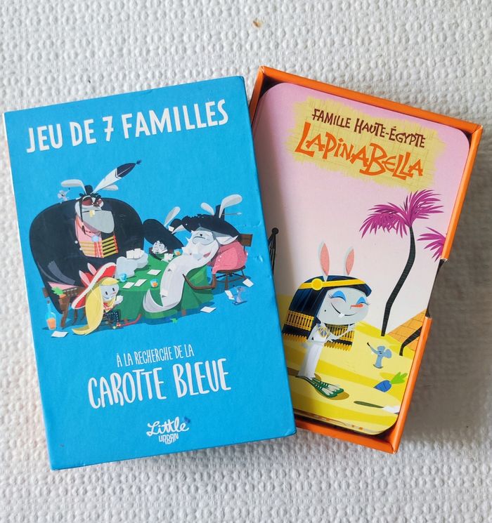 Jeu de 7 familles : à la recherche de la carotte bleue - photo numéro 1