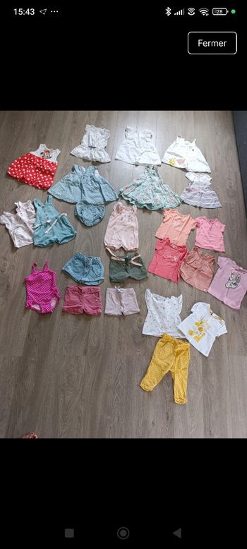 Lot 12 mois été fille