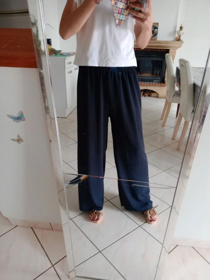 Pantalon fluide femme m noir p - photo numéro 3