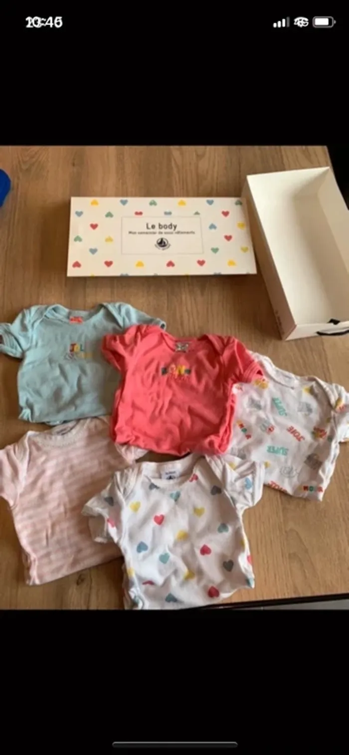 Semainier bodies petit bateau taille 3 mois - photo numéro 3