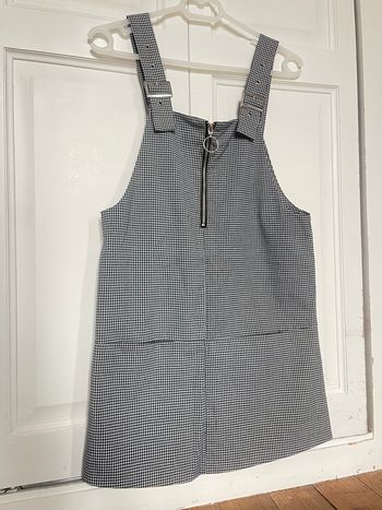 Robe vichy style salopette