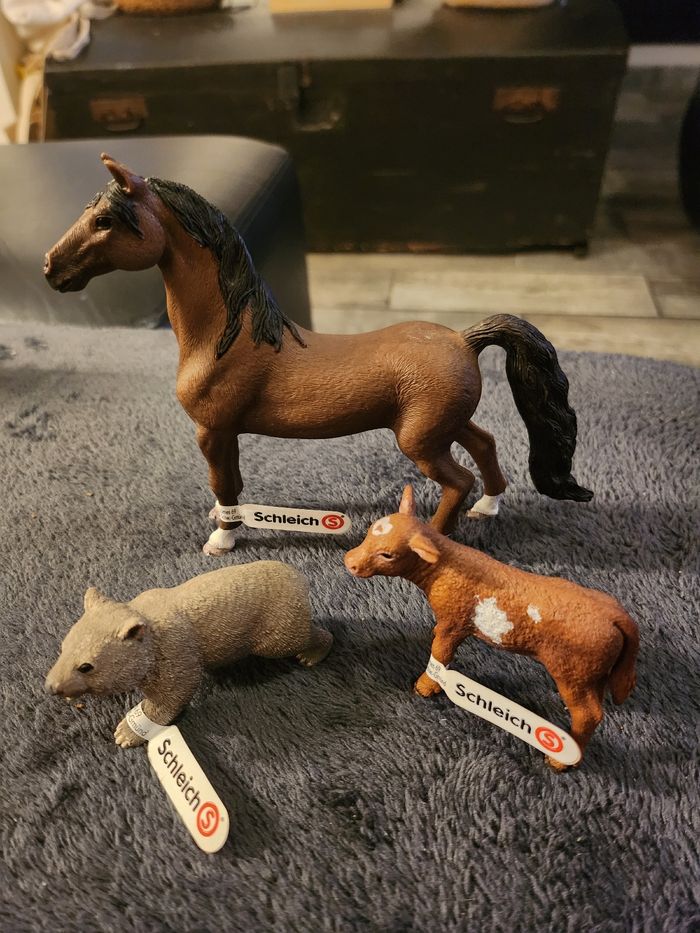 Lot 3 animaux schleich neuf avec étiquette