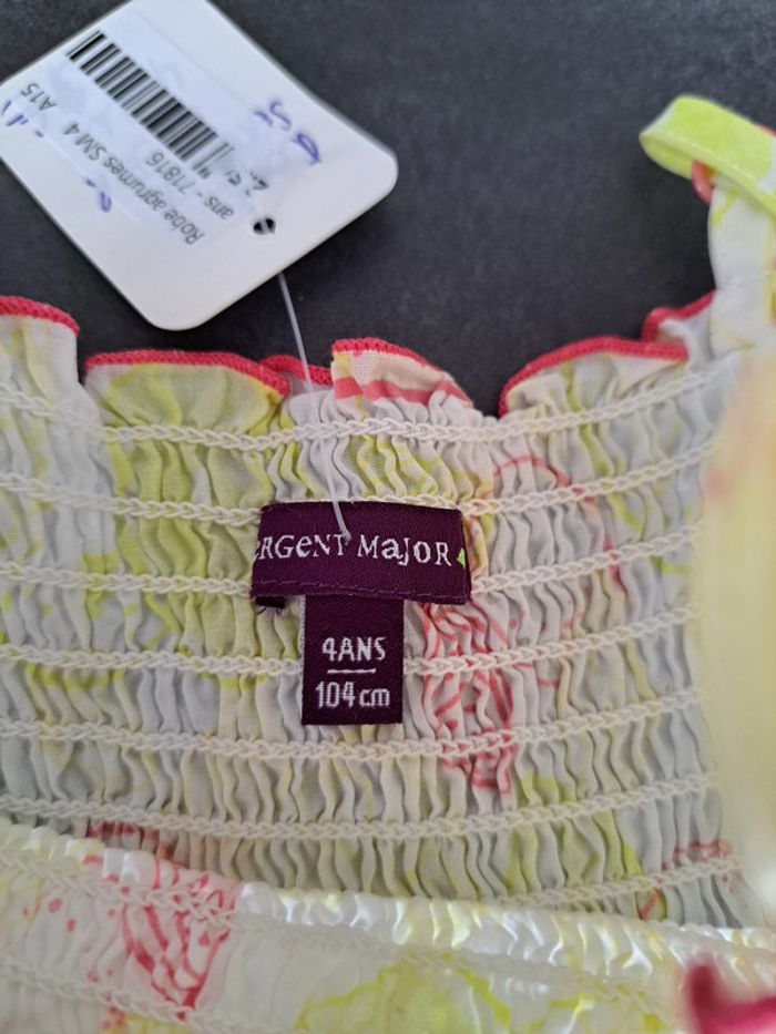 robe citron sergent major 4 ans - photo numéro 2