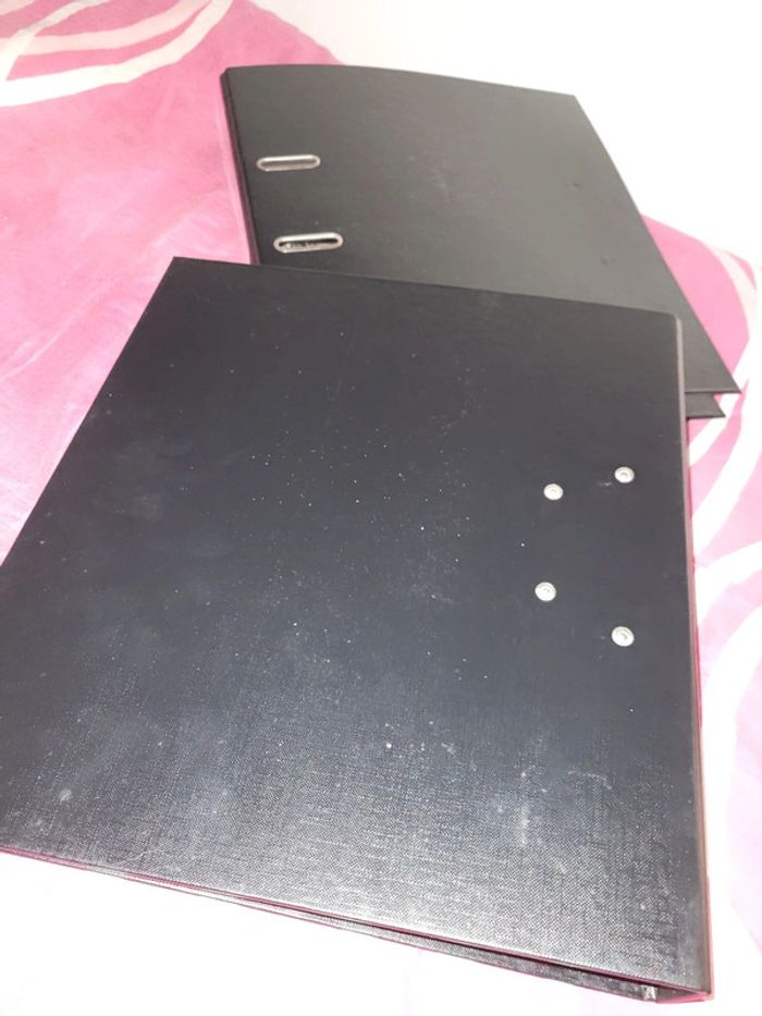 Lot 2 classeurs noirs - photo numéro 5