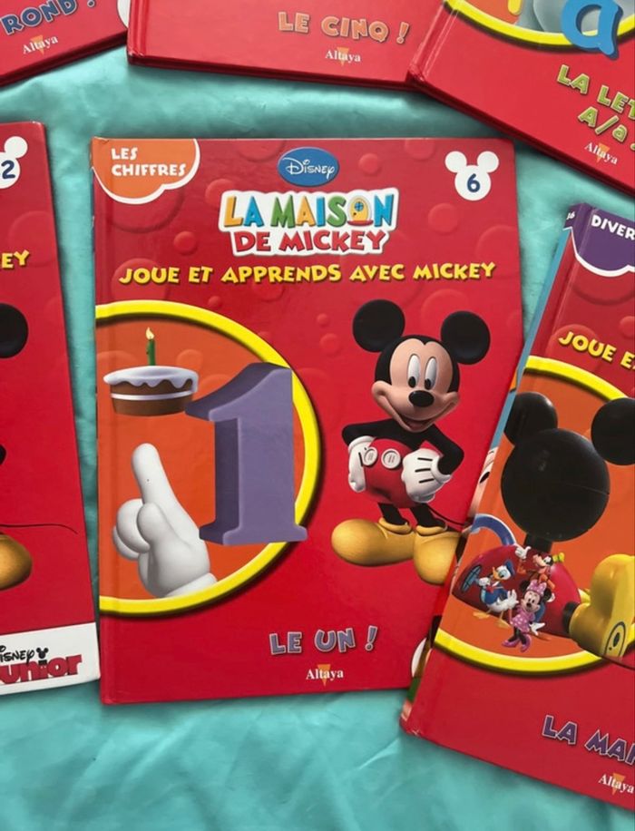 Lot de 6 livres Mickey éducatifs - photo numéro 2