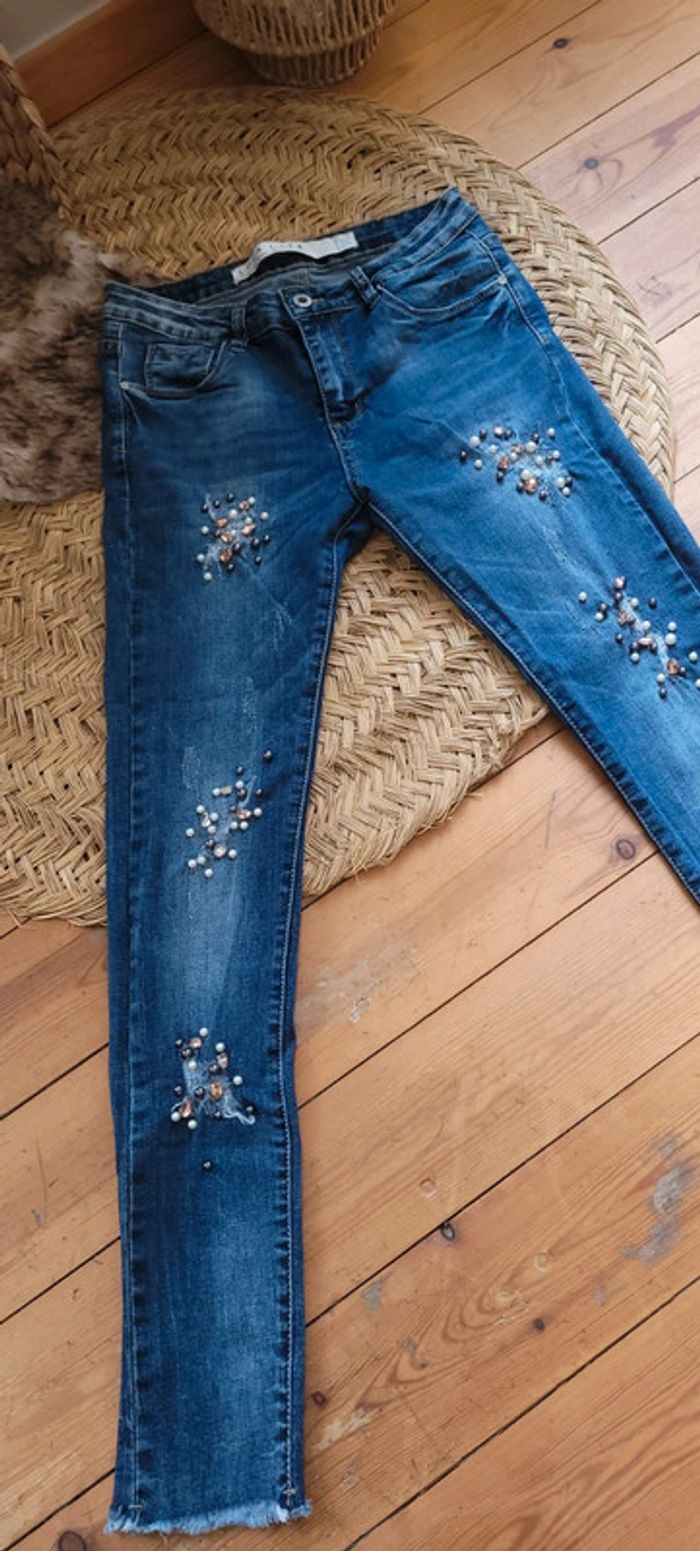 Magnifique jeans Lola Lisa Taille M Parfait état - photo numéro 3