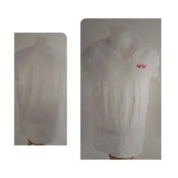 Tee-shirt blanc manches courtes NASA taille XXL